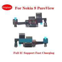 สําหรับ Nokia 9 PureView TA-1082-1087 พอร์ตชาร์จ USB ดั้งเดิม Dock ไมโครโฟน เซนเซอร์ เสาอากาศ ซ็อกเก็ตบอร์ด คอนเนคเตอร์ Flex Cable