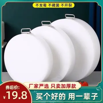 thick round cutting board plastic cutting