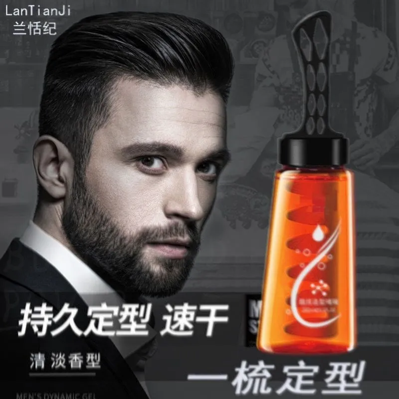 2022 new models [MALAYSIA READY STOCK] The Beauty Street Men's Hair Gel  Comb Styling Gel Hair Spray Slicked Back Styling Gel Rambut | Lazada