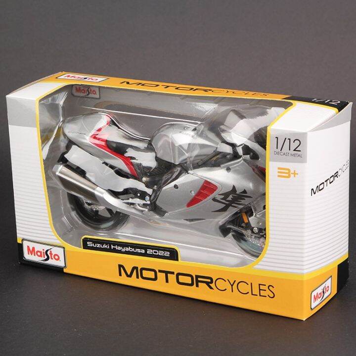 maisto-1-12-suzuki-hayabusa-2022-sportster-motorcycle-model-static-die-cast-vehicles-collectible-moto-toys-gift-collection