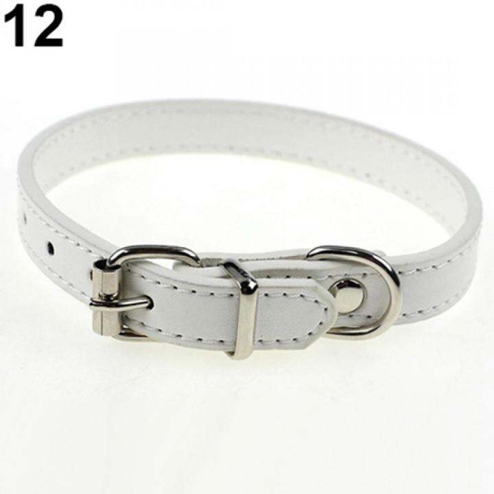 cute-adjustable-dog-pet-puppy-faux-leather-pure-color-neck-buckle-collar-leashes