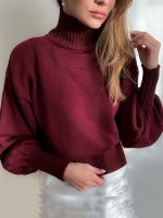 Tossy Blusas Casuais Para As Mulheres Nova Malhas De Grandes Dimensóes Moda Topos 2022 Pulôsenver Horas Alta แมนกาลองกา Lanterna Camisola