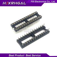 5pcs Round Hole 28 Pins 2.54MM DIP DIP28 IC ตัวแปลงเต้ารับประเภท 28 PIN 2.54 IC Connector ใหม่