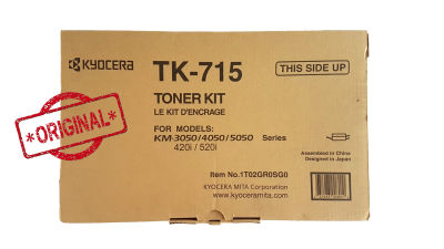 TK-715 [แท้] ผงหมึกเครื่องถ่ายเอกสาร ใช้สำหรับ KM-3050 / 4050 / 5050 / 420i / 520i