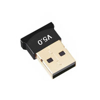 USB บลูทูธ5.0อะแดปเตอร์ส่งสัญญาณบลูทูธรับเสียงบลูทูธ Dongle อะแดปเตอร์ USB ไร้สายสำหรับคอมพิวเตอร์แล็ปท็อปพีซี