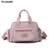 ✱ shoulder bag new lady oblique satchel fashion large-capacity water nylon fabric multilayer commuter female