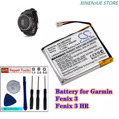 Smartwatch Battery 3.7V/300mAh 361-00034-02 for Garmin Fenix 3,Fenix3 HR