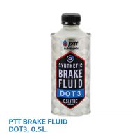 โปรโมชั่นพิเศษ โปรโมชั่น PTT น้ำมันเบรค SYNTHETIC BRAKE FLUID DOT3 ขนาด 0.5 ลิตร ราคาประหยัด น้ำมัน เบรค dot3 น้ำมัน เบรค รถยนต์ น้ำมัน เบรค toyota น้ำมัน เบรค มอเตอร์ไซค์