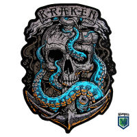 Kraken Large Back Patch for Vest