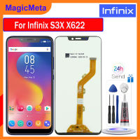 MagicMeta จอ LCD ของแท้สำหรับ S3X Infinix X622อะไหล่ชิ้นส่วนจอสัมผัสแอลซีดีของเครื่องแปลงดิจิทัล LCD สำหรับ S3X Infinix