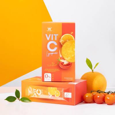 Vit C Lycopene Wink White วิตซี ไลโคปีน วิ้งไวท์ ผลิตภัณฑ์เสริมอาหาร จากสารสกัดมะเขือเทศ บรรจุ 7 ซอง (1 กล่อง)