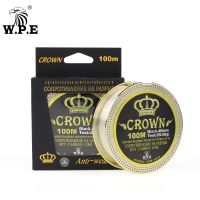 W.P.E Brand CROWN 100m 0.20mm-0.60mm Fluorocarbon coating 10KG-41KG fishing Line Carbon Fiber Carp fishing tackle