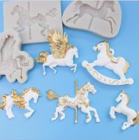 Many kinds of horse shaped sugar silicone mold DIY cake decoration Trojan Chocolate Mold homemade aromatherapy plaster mold Bread Cake  Cookie Accesso