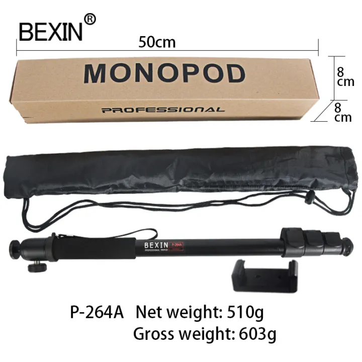 bexin-escopic-handheld-pole-walk-stick-lightweight-video-dslr-camera-stand-ball-head-monopod-unipod-for-canon-nikon-fuji