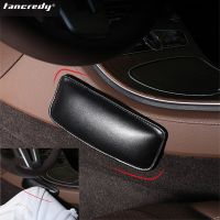 Universal Leather Knee Pad for Car Interior Pillow Comfortable Cushion Leg Protector Memory Foam Thigh Auto Support Accessories