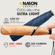 Ô dù cầm tay siêu nhẹ cho phái đẹp NASON UMBRELLA Ultra Light nhỏ gọn nặng chỉ 100 gam, khung carbon bền bỉ chống tia UV thumbnail