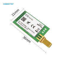 2ชิ้น SX1276 LoRa กระจายสเปกตรัมรับส่งสัญญาณไร้สาย20dBm 915เมกะเฮิร์ตซ์ E32-900T20D-V8.1 UART กรมทรัพย์สินทางปัญญา5500เมตร SMA-K อัลตร้าระยะยาว IoT