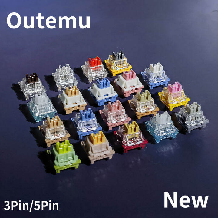 Outemu Switches Mechanical Keyboard Switch 3Pin Silent Clicky Linear Tactile Similar Holy Panda