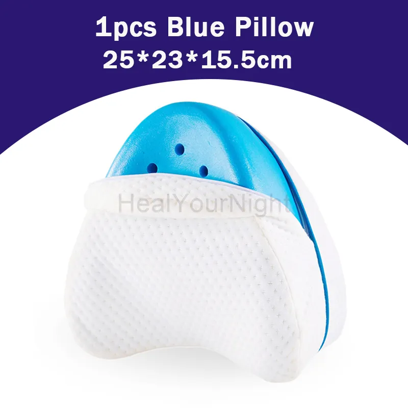 Fashion Home Relief Sciatica Back Hip Pain Relief Comfort Thigh Leg Pad  Body Foam Pillow Sleep Orthopedic Memory Foam Leg Pillow