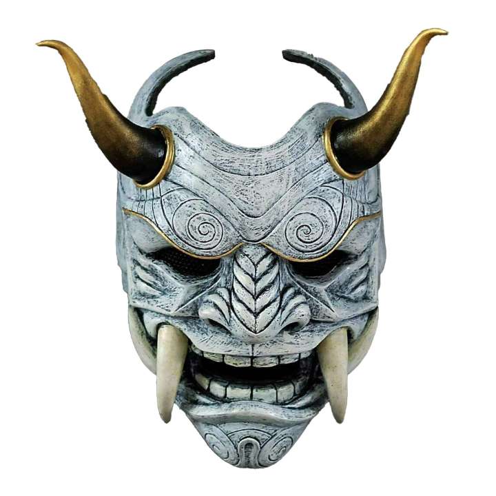Adult Unisex Halloween Face Masks Japanese Hannya Demon Oni Samurai Noh