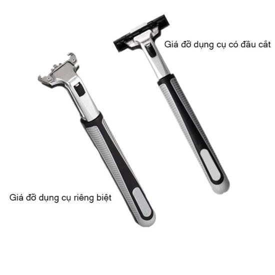 Combo dao cạo râu và lưỡi kép giá rẻ cho nam giới  36 lưỡi dao kép + 1 bàn - ảnh sản phẩm 3