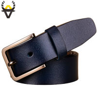 Fashion genuine leather belts for women Luxury designer pin buckle belt female Quality second layer cow skin strap Width 3.3 cm