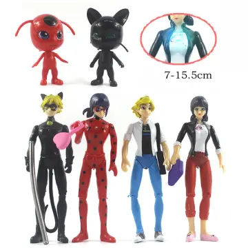 14pcs/Set Miraculous Ladybug Tales of Ladybug Cat Noir PVC Action Figure Toy New
