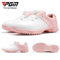 PGM Women Golf Shoes Waterproof Anti-skid Womens Light Weight Soft Breathable Sneakers Ladies Knob Strap Sports Shoes XZ298