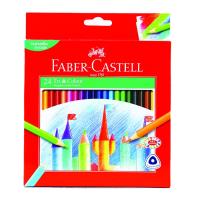 Faber Castell ดินสอสีไม้ TRI COLOR 24 สี ด้ามยาว #115855