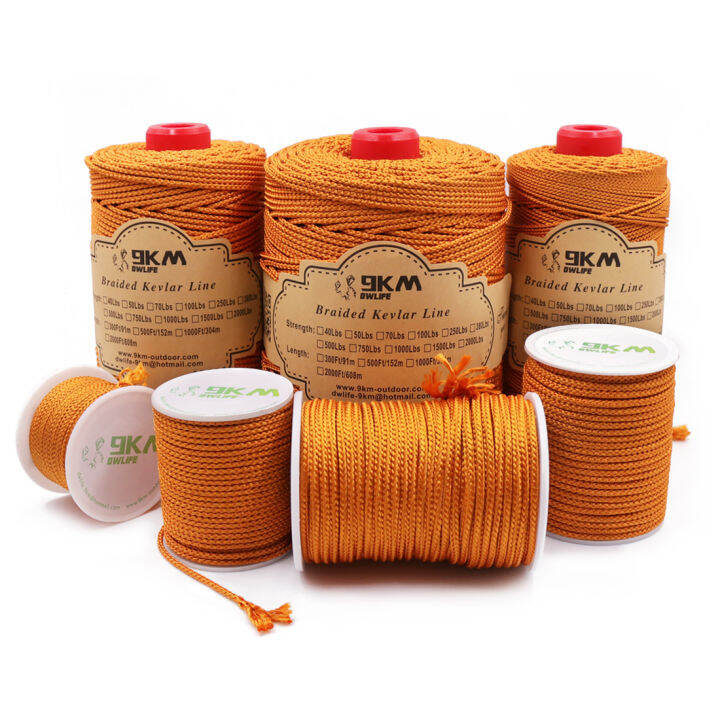 9KM Strong 4002000lbs Cord Rope Kevlar Kite Line String ided Assist