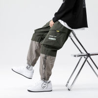 Harajuku Cargo Pants Men 2022 Streetwear Harem Trousers High Quality Loose Joggers Male High Street Cotton Multi Pocket Pants