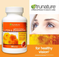 Lutein &amp; Zeaxanthin Trunature Vision Complex 140เม็ด USA มองภาพชัดเจน