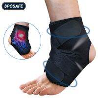 1Piece Ankle Wrap Brace Foot Compression Sleeve Support Sports Training Joint Pain Relief Cycling Running Basketball Football