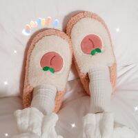 Slipper รองเท้าใส่ในบ้าน ลูกพีช