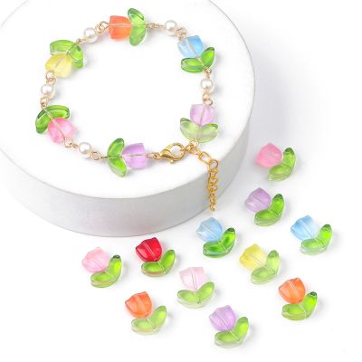 【CW】✼☌  10/20Sets Colorful Glass Beads for Earring Necklace Jewelry Making Accessories