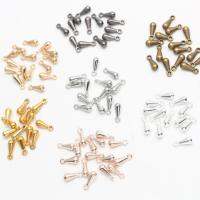 100pcs 2x7mm 3x9mm Tear Drop Pendants Charms Tail Extend Chain End Beads DIY Jewelry Findings