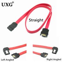 90 Angled SATA 2 II Extension Cable SATA 7pin Male to Female Data Cables wire connector HDD Hard Disk Drive Cord line 50CM