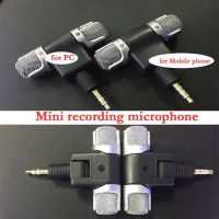 Mini Microphone Recording For Computers MD Cameras Mobile Phone 3.5mm Jack 3 / 4 Pole Stereo Mic Lightweight