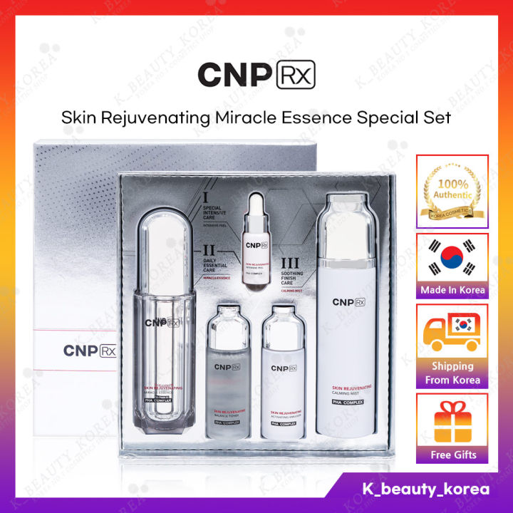 [CNP RX] Skin Rejuvenating Miracle Essence 50ml Special Set / Facial ...
