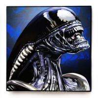 Alien เอเลี่ยน รูปภาพ​ติด​ผนัง​ pop art พร้อมกรอบและที่แขวน ภาพยนตร์ Cartoon การ์ตูน กรอบรูป แต่งบ้าน ของขวัญ ภาพพิมพ์