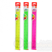 ไม้บรรทัด Deli G00302 Ruler แฟนซีสุดน่ารัก ขนาด 30cm. 12นิ้ว จำนวน 1ชิ้น พร้อมส่ง