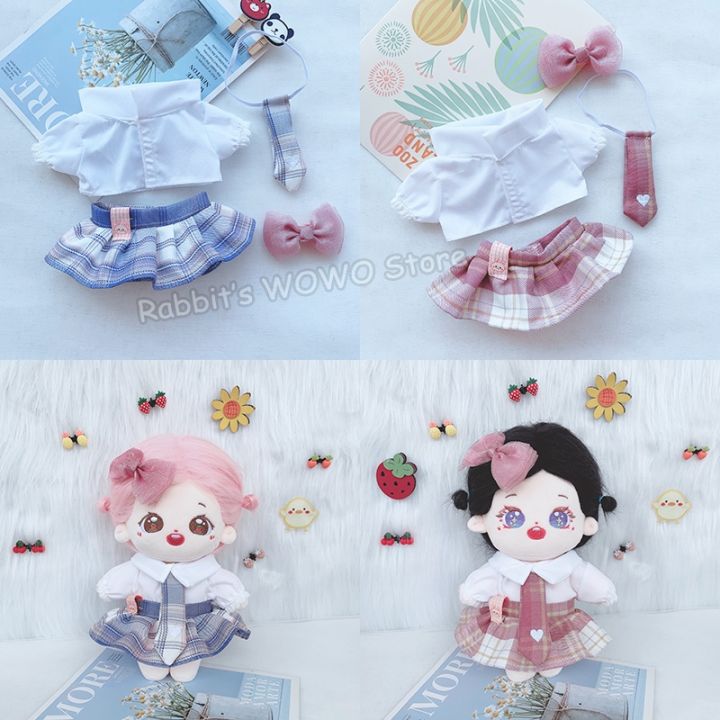 yf-for-20cm-idol-outfit-accessories-college-skirt-wedding-hoodie-overall-super-star-dolls