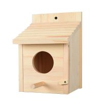 นาฬิกาแขวนสัตว์เลี้ยงBird House Feederนกแก้วNestingกล่องแยกปลากรงIncubator Nestกระท่อมของเล่น