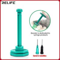 hot【DT】❐  RL-072 Flux Syringe Booster Manual Plunger Dispenser Solder Paste UV Ink Propulsion Tools