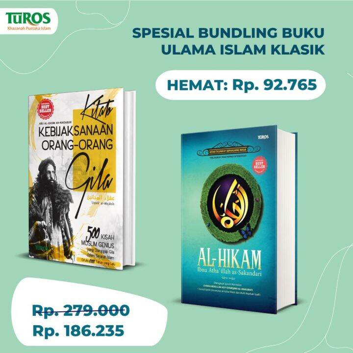 Rene Turos Paket Bundling 11 (Kitab Al Hikam HC & Kitab Kebijaksanaan ...