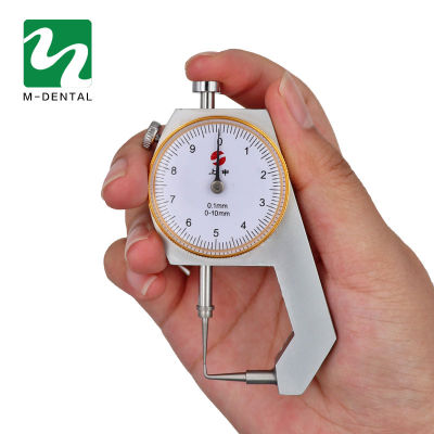 1ชิ้นทันตกรรมคาลิปเปอร์วัดความหนา0-10*0.1มิลลิเมตรคาลิปเปอร์กับโลหะนาฬิกาวัดความหนาทันตกรรม Lab อุปกรณ์ทันตแพทย์เครื่องมือ