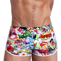 Mens Swimsuits Fashion Cartoon Swim Shorts Quick Dry Swimwear Beach Swimming Trunks Sport Surfing Jammer Bathing Beachwear