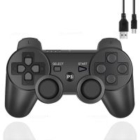 รองรับเกมแพดไร้สายบลูทูธสำหรับ Playstation 3จอยสติ๊กสำหรับ PS3อุปกรณ์เสริมพีซี USB จอยควบคุมเกม