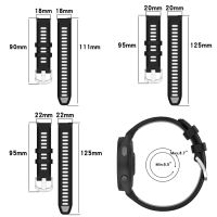 ส่งฟรี สาย Garmin Forerunner265 265s 255 254  Venu 2 vivoactive4/3 venu SQสายซิลิโคนสำหรับ Garmin 18mm 20mm 22mm อุปกรณ์เสริมสมาร์ทวอทช์