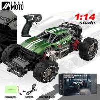 รถ RC Drift ความเร็วสูง1:14 Scale Alloy Professional รถแข่งบังคับรีโมทรถของเล่นทางวิบากหยาบแผนที่ที่ใช้งานได้ปีนเขาวันเกิดคริสต์มาสของขวัญเด็ก